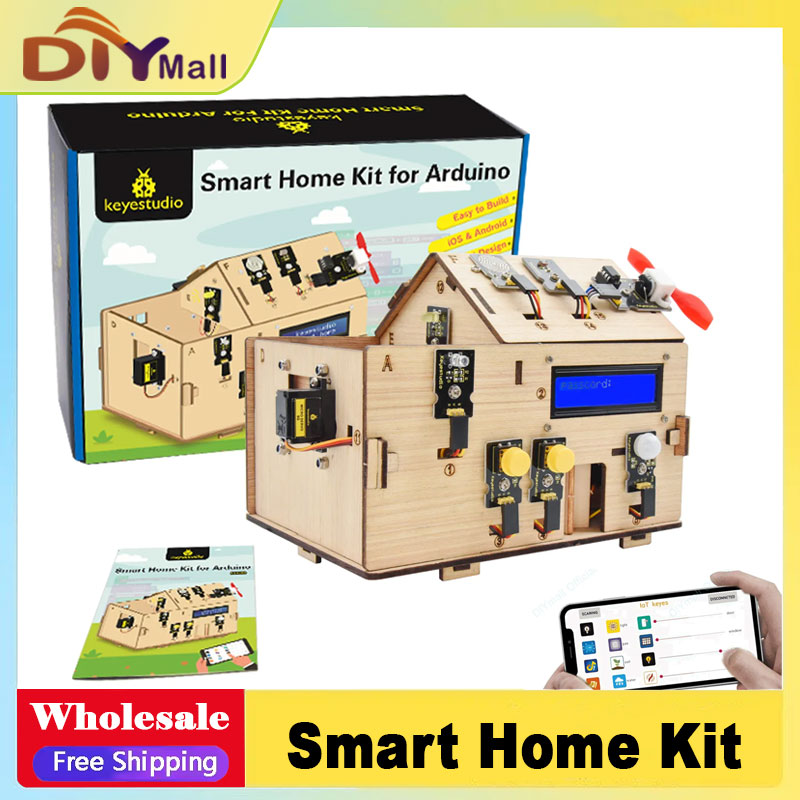 Diy Automation Projects - Keyestudio Smart IoT Home Kit with