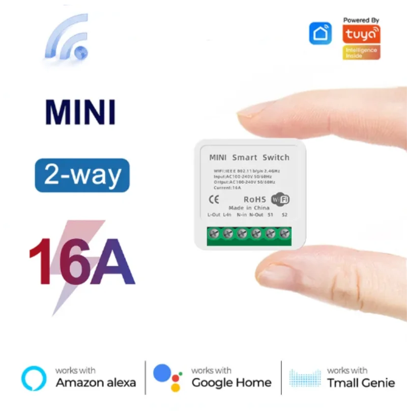 Home Automation Ideas - Mini 16A WiFi Switch Smart Life