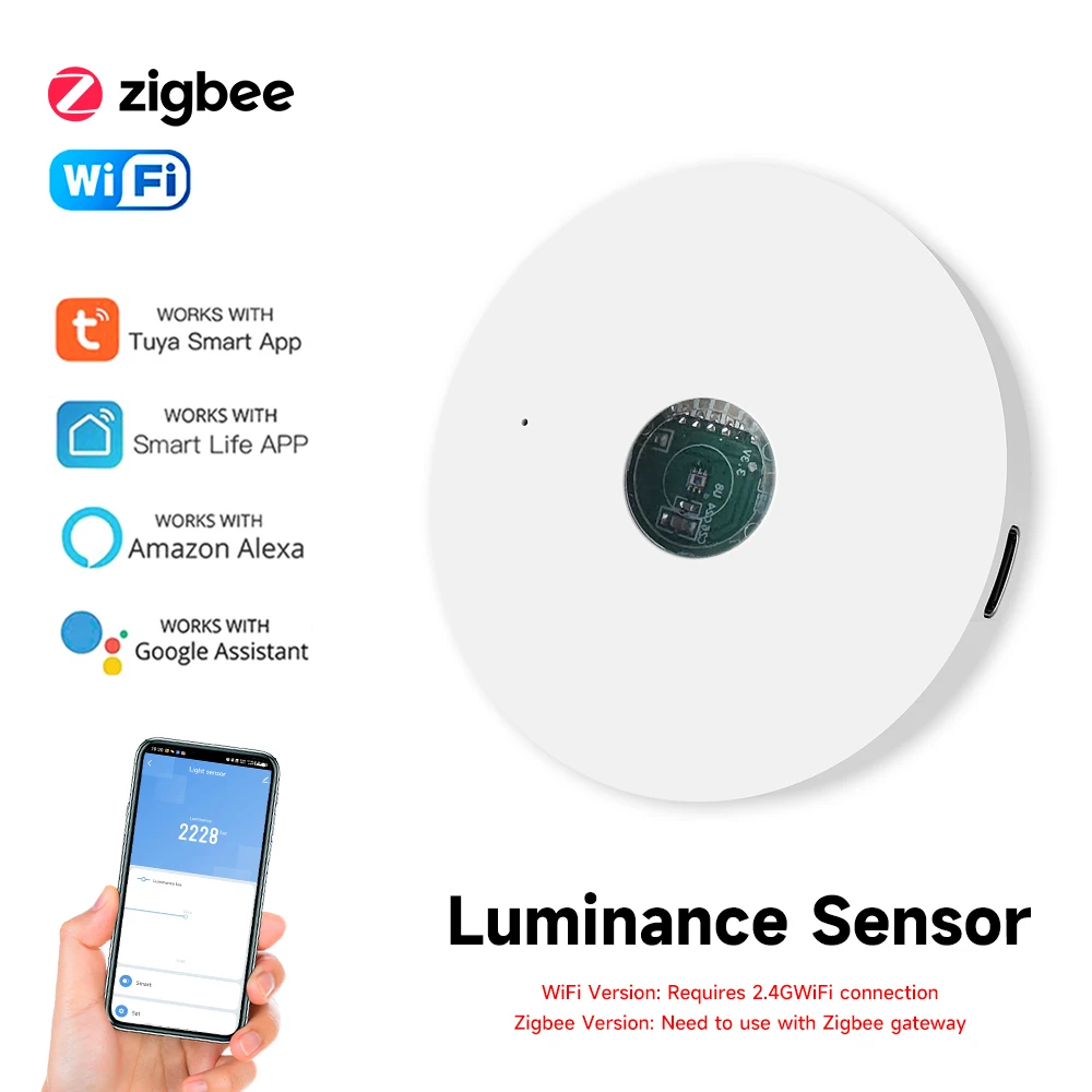 Home Automation Ideas - Tuya WiFi/ZigBee Light Sensor Luminance Sensor