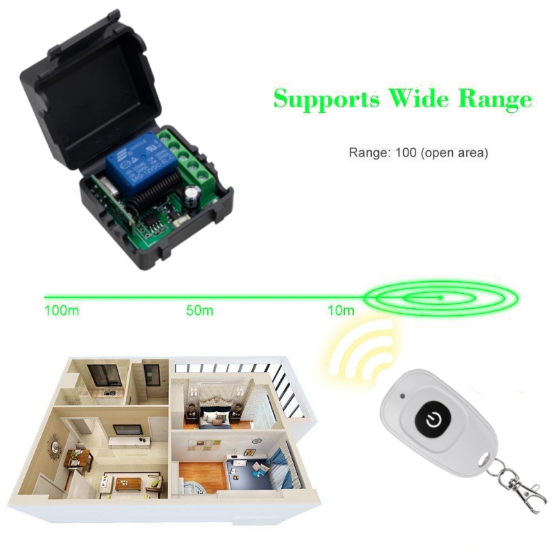 433MHz DIY Wireless Switch DC  - đánh giá và giá Diy Home Automation Controller
