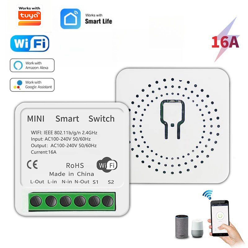 16A Two Way Control DIY WiFi M - đánh giá và giá Diy Home Automation Controller