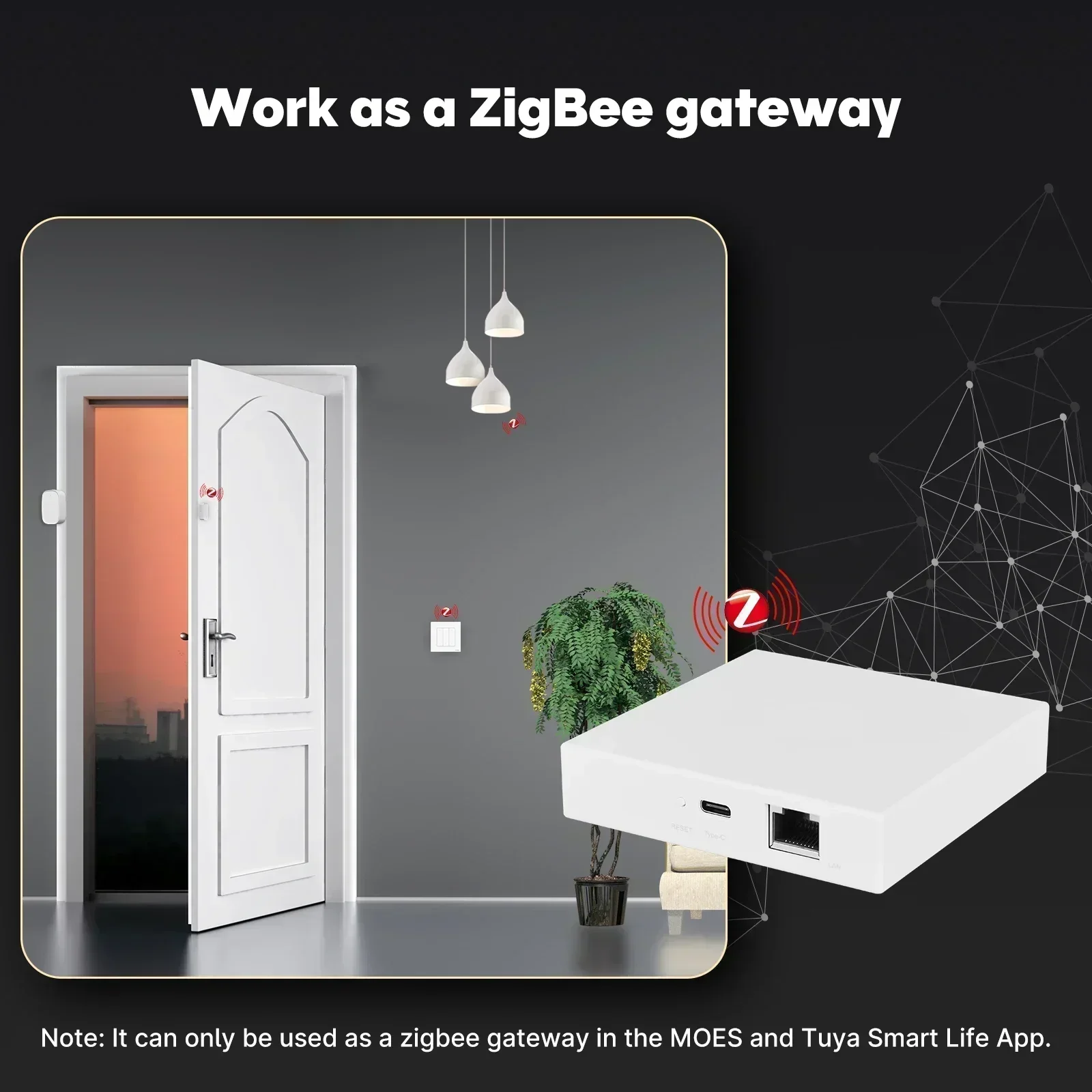 MOES Tuya Zigbee Matter Thread - đánh giá và giá Matter Hub Thread