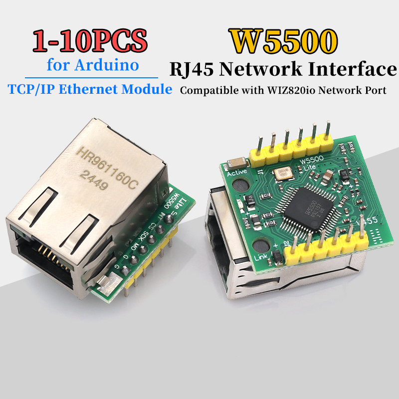 1/5/10Pcs W5500 Module TCP/IP  - đánh giá và giá Ethernet Module W5500