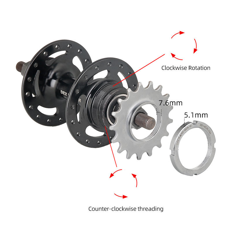 Xe Đạp Fixed Gear 13T 14T 15T  - đánh giá và giá Matter Hub Thread