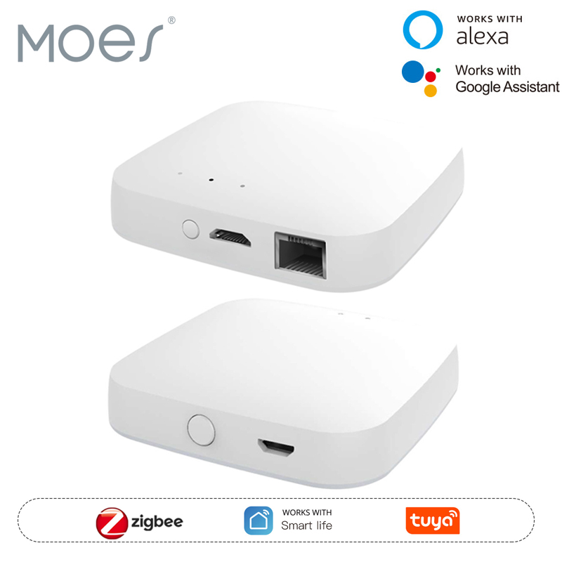 MOES Tuya ZigBee3.0 Smart Hub, - đánh giá và giá Matter Hub Thread