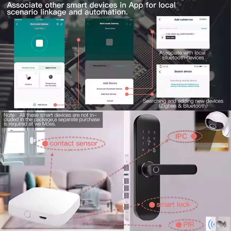 MOES Tuya ZigBee3.0 Smart Hub, - đánh giá và giá Matter Hub Thread