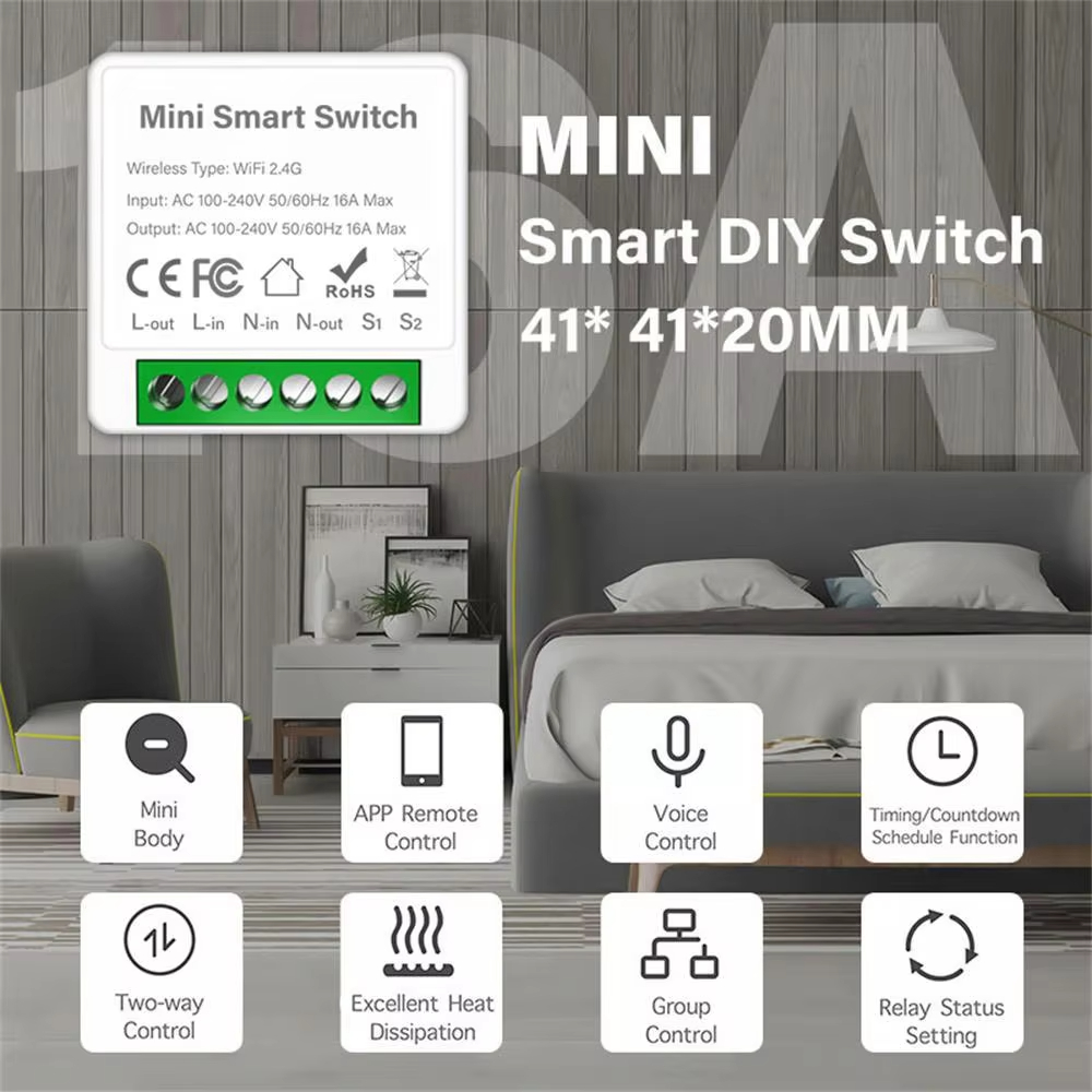 WiFi Zigbee3.0 Mini Smart Swit - đánh giá và giá Diy Home Automation Controller