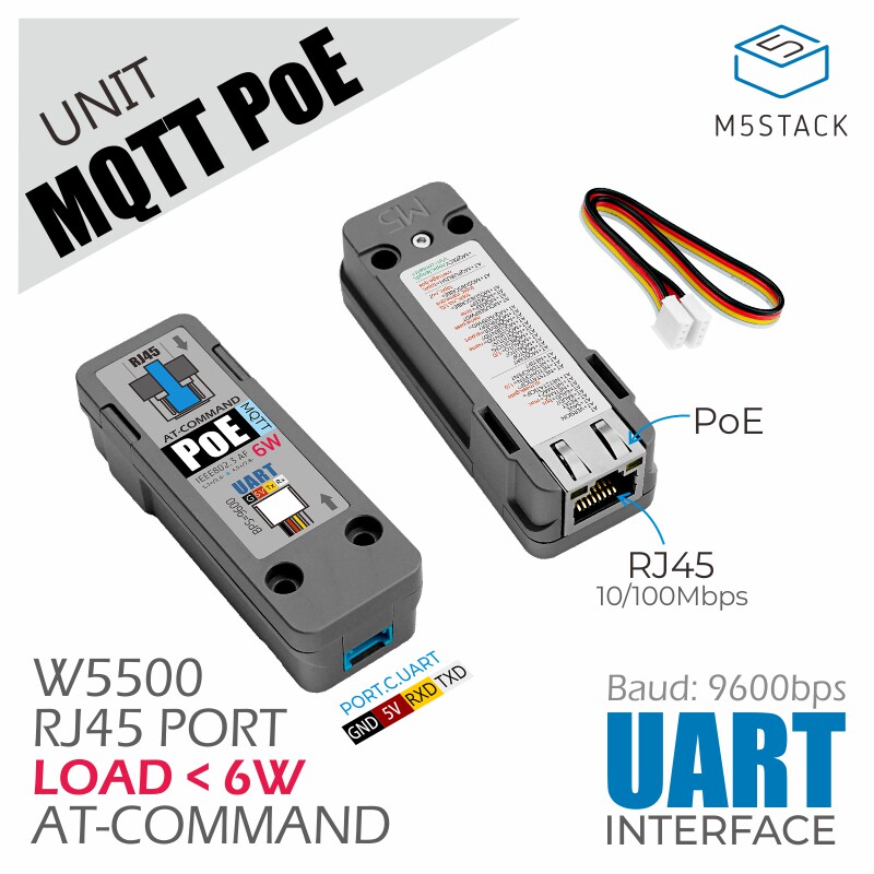 Official M5Stack Ethernet Comm - đánh giá và giá Ethernet Module W5500
