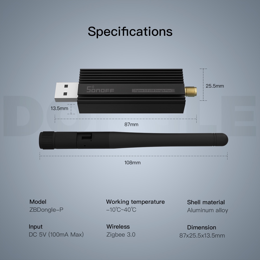 1/5 Chiếc SONOFF ZB Dongle-P Z - đánh giá và giá Matter Hub Thread