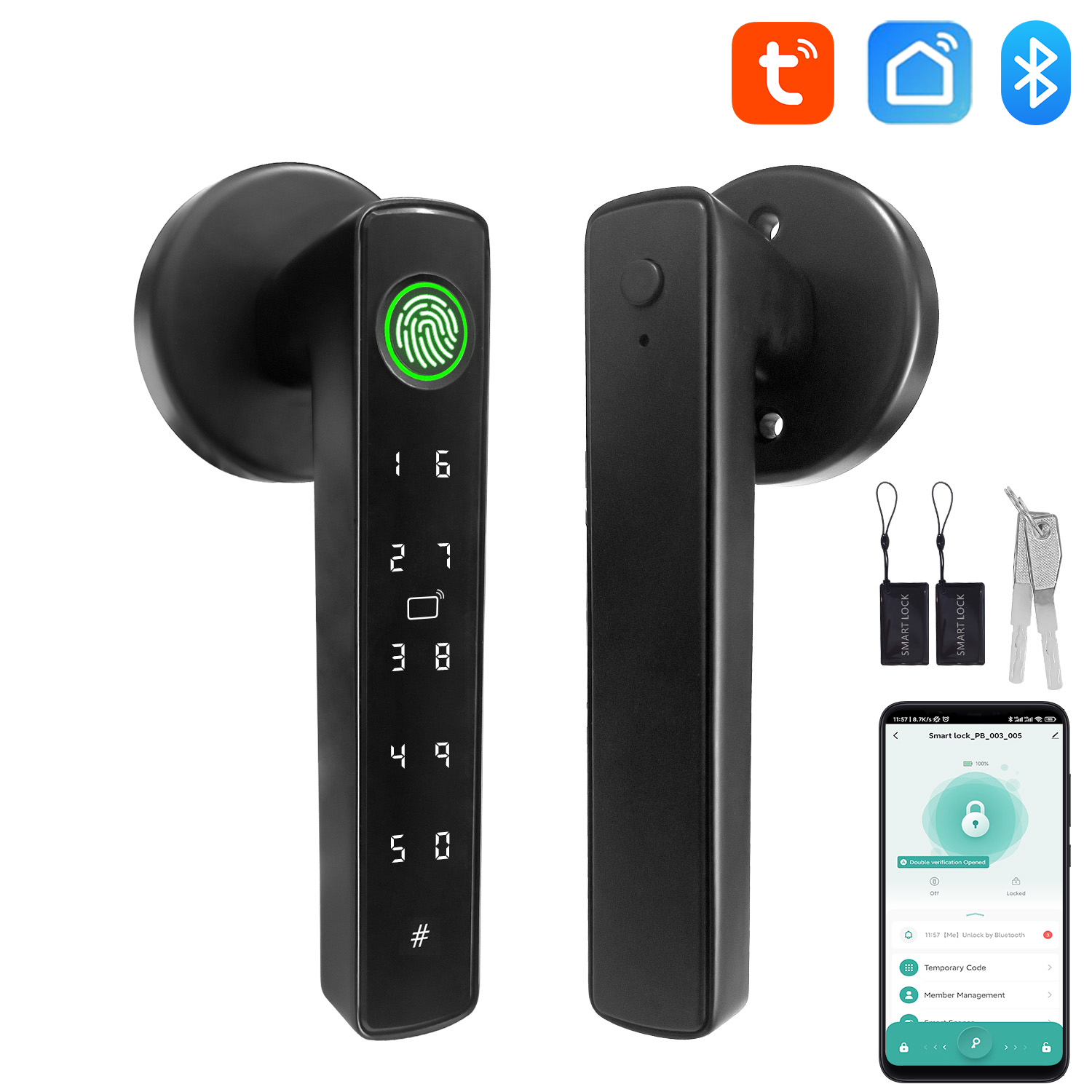 Tuya Smart Bluetooth Door Lock - đánh giá và giá Home Automation Tutorial