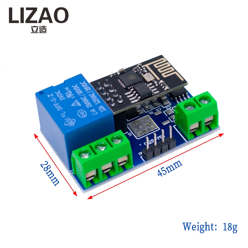 LIZAO ESP8266 5V WiFi IoT Rela - đánh giá và giá Diy Automation Projects