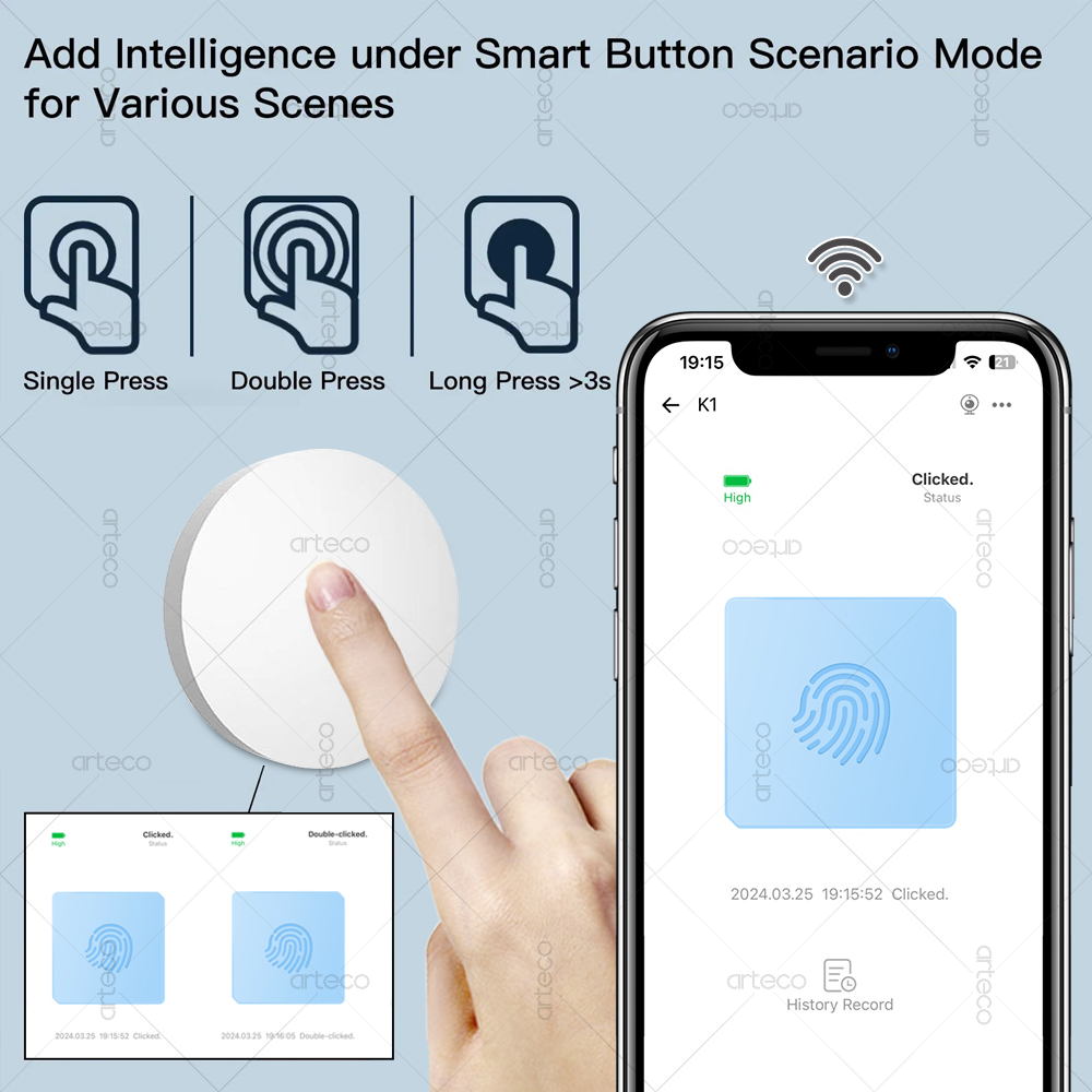 Zigbee Button Scene Switch Wir - đánh giá và giá Home Automation Ideas
