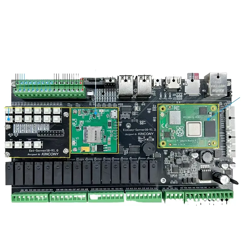 Kincony Server16 Raspberry Pi  - đánh giá và giá Home Automation Raspberry Pi