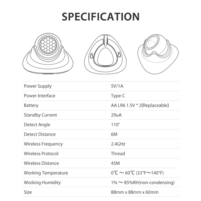 FEDI-Matter Thread Human Prese - đánh giá và giá Matter Hub Thread