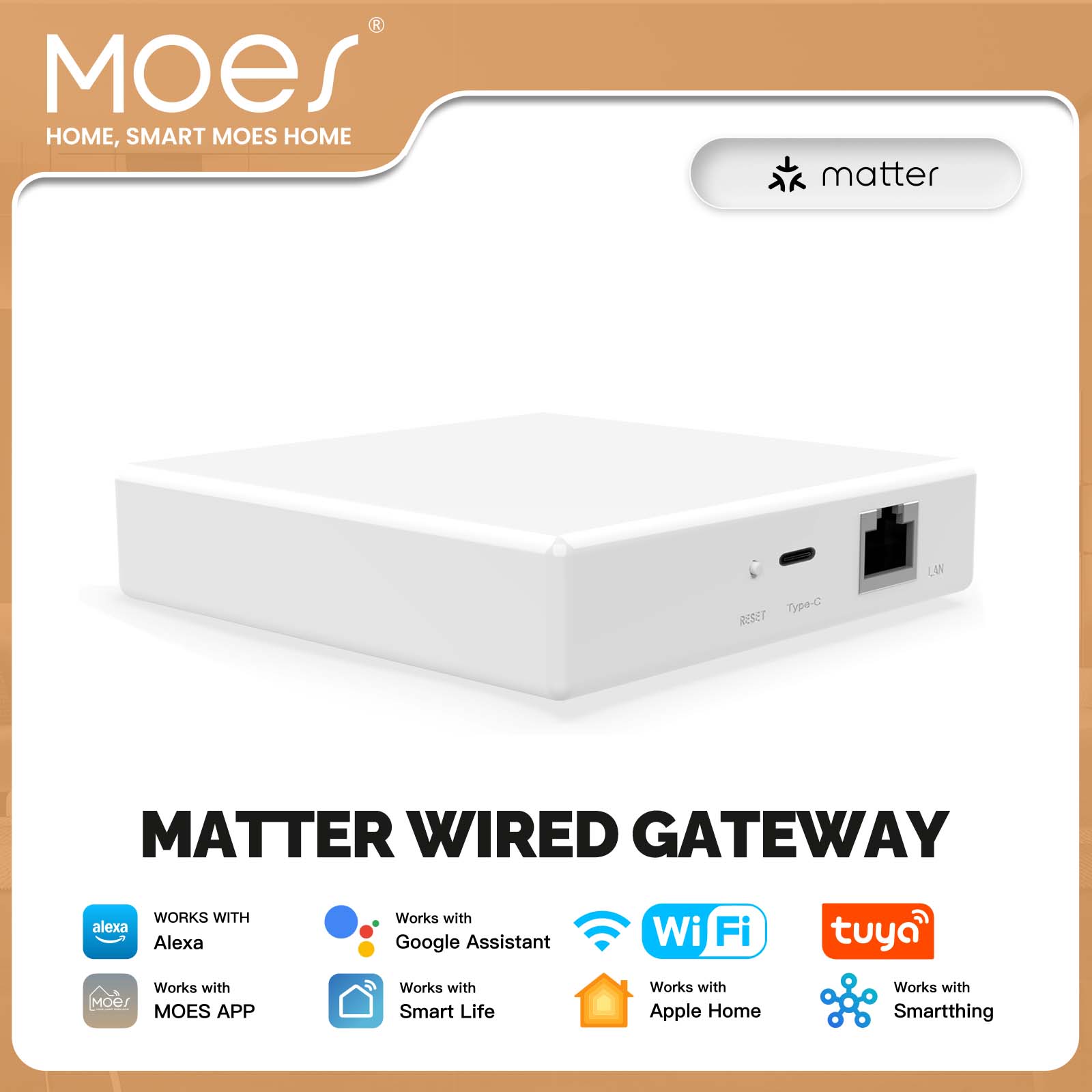 MOES Tuya ZigBee Matter Thread - đánh giá và giá Matter Hub Thread
